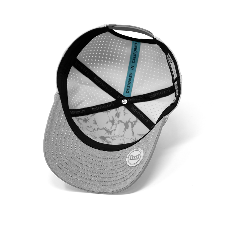 Melin Odysea Rope Bulls Icon Performance Hat - White/Grey 4