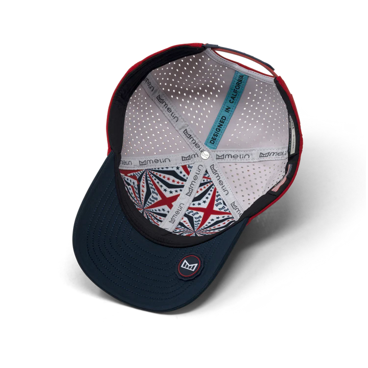 Melin A-Game Americana Hydro Hat - White/Red/Navy 4