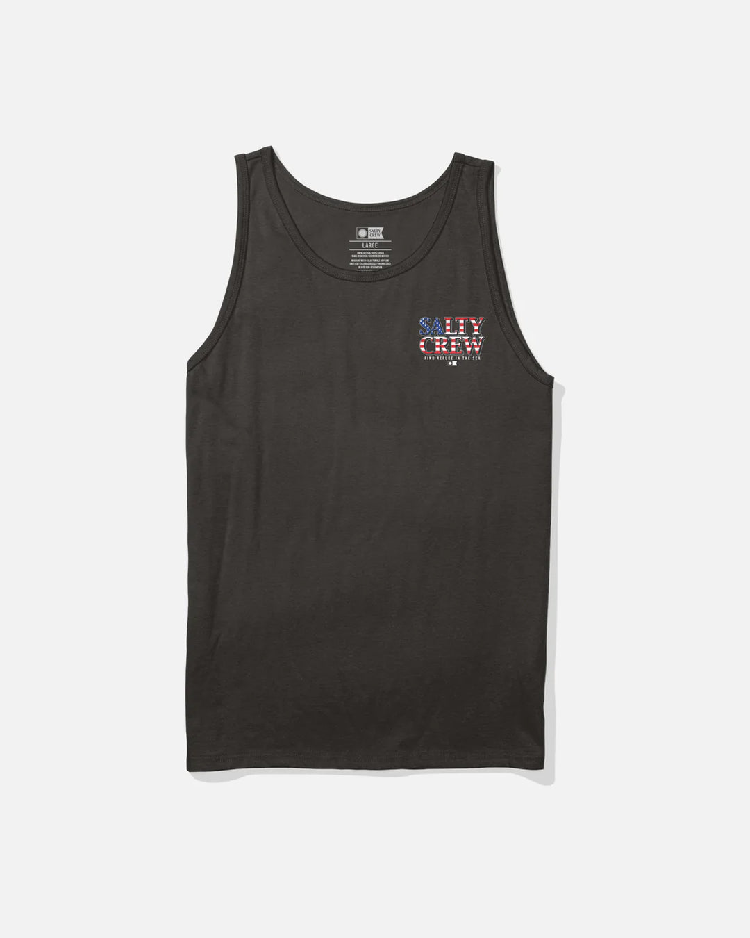 Salty Crew Men’s America Optic Tank - Black