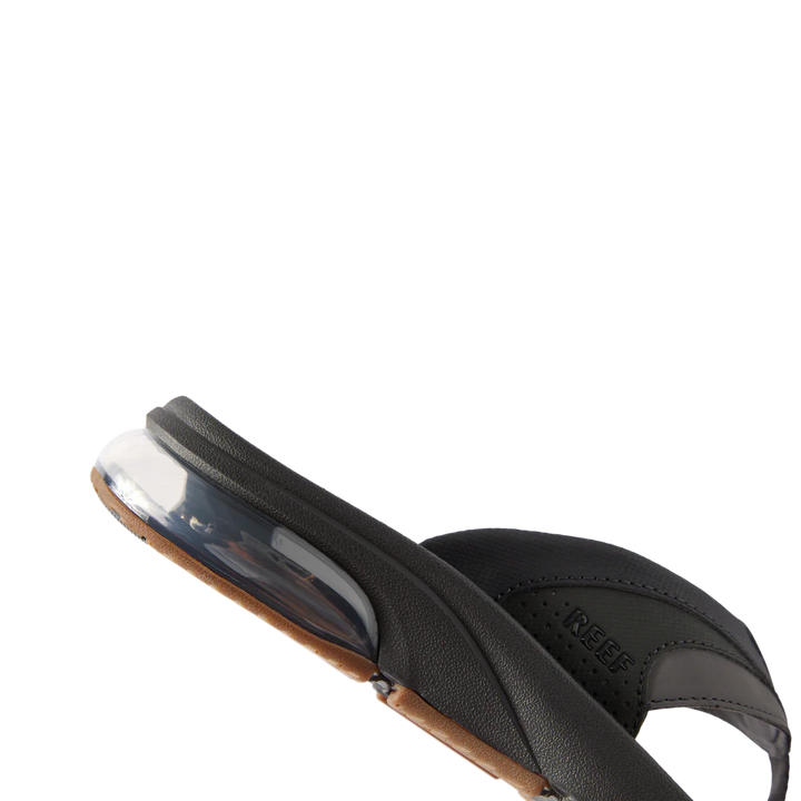 Reef Men’s Fanning + Sandal - Black/Gum 7