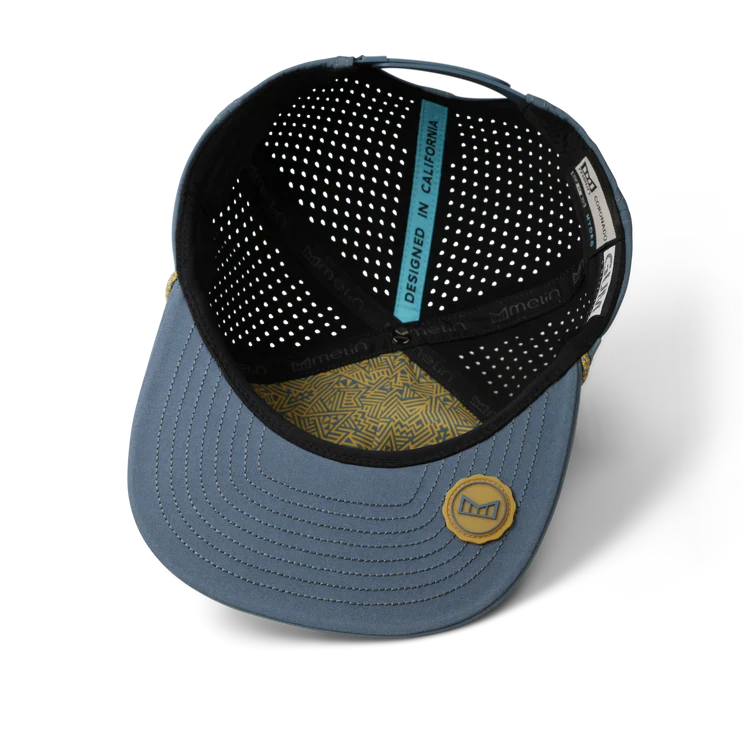 Melin Coronado Brick Hydro Performance Hat - Blue Stone/Gum 3