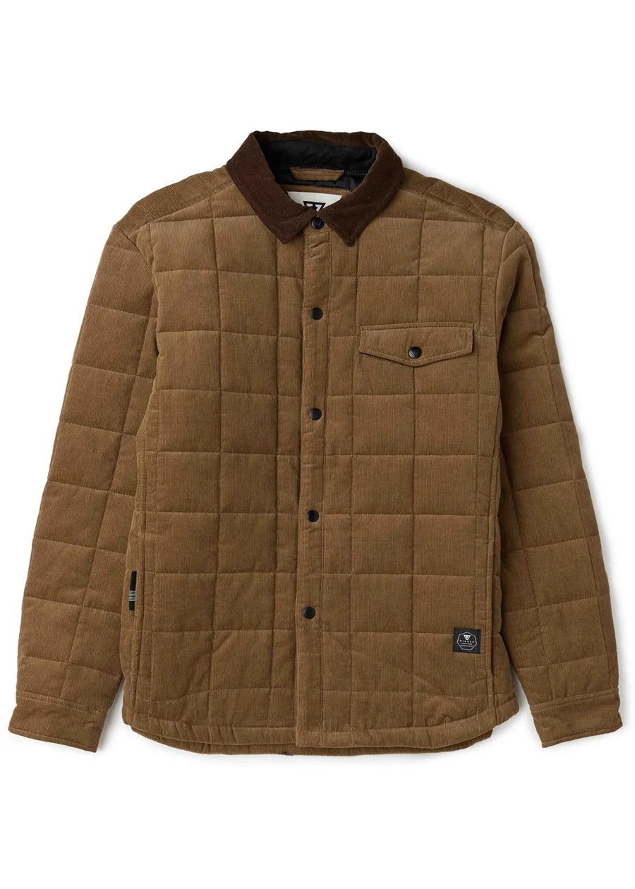 Vissla Men’s Cronkite Organic Cord Jacket - Dark Khaki 