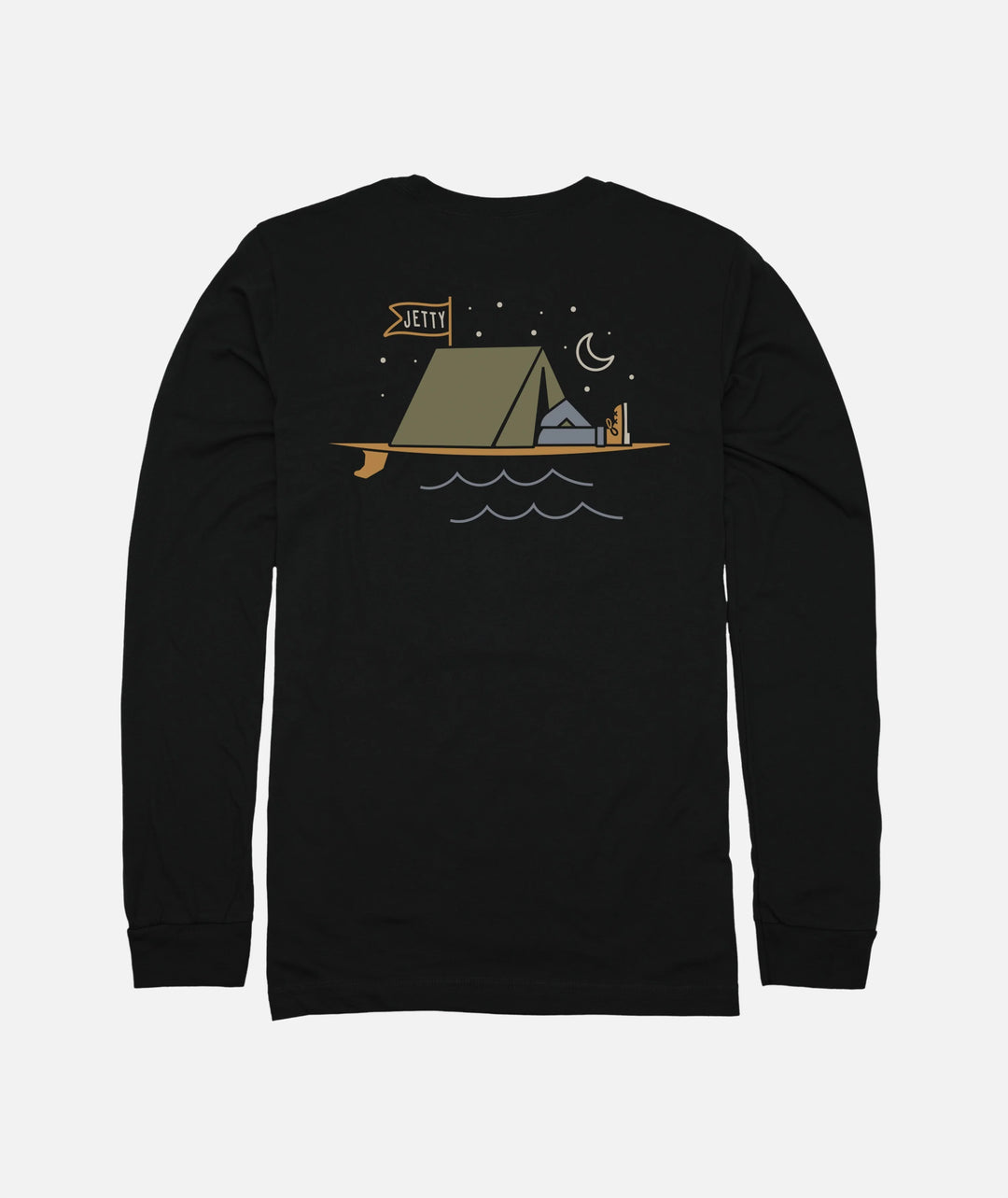 Jetty Men’s Drifter Long Sleeve - Black 
