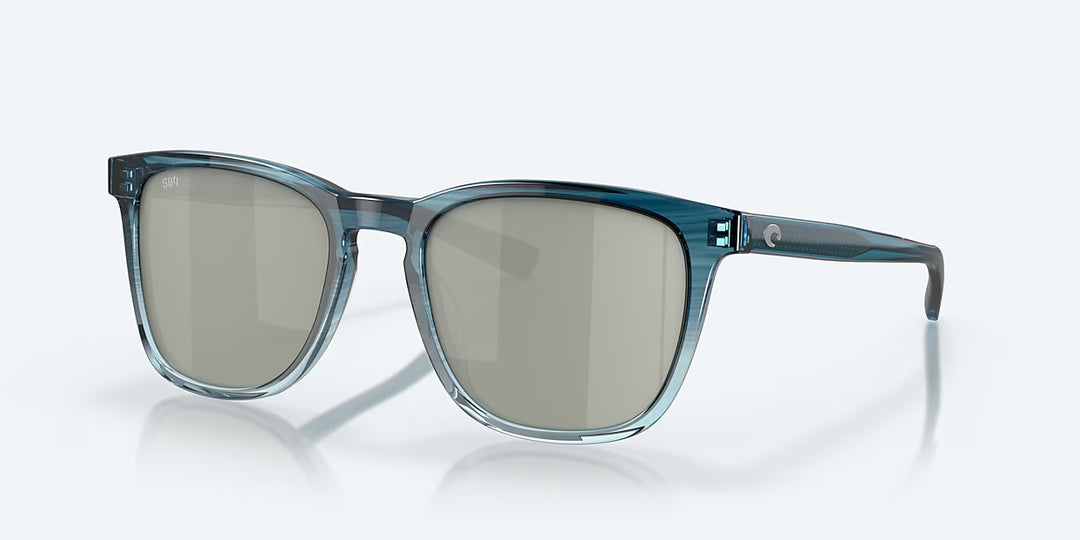 Costa Sullivan 580G Sunglasses - Deep Teal Fade/Gray Silver Mirror 