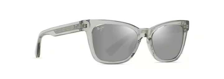 Maui Jim Hiwahiwa Polarized Sunglasses - Shiny Transparent Sage/Neutral Grey 
