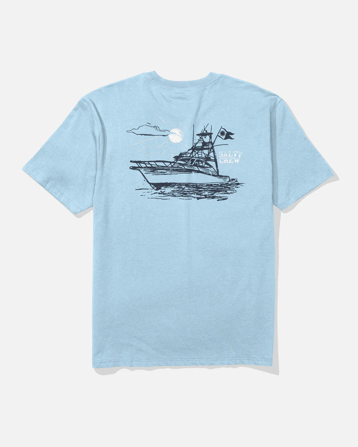 Salty Crew Men’s On Board Classic SS Tee - Clear Sky