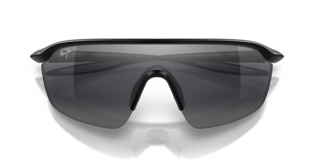 Maui Jim Miona Polarized Sunglasses - Shiny Black/Neutral Grey 4