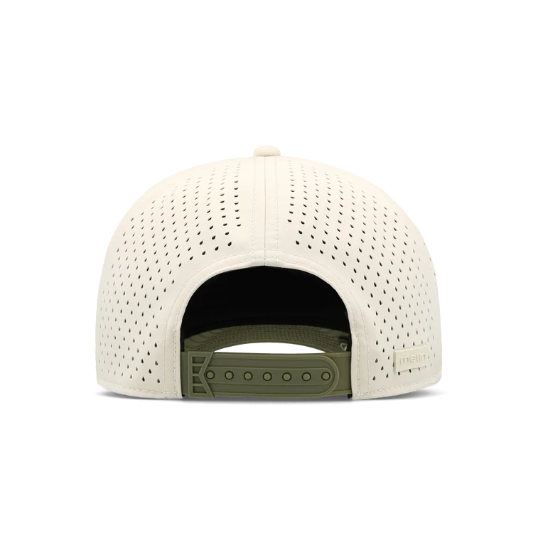 Melin Odysea Stacked Hydro Performance Hat - Moonbeam/Burnt Olive 3