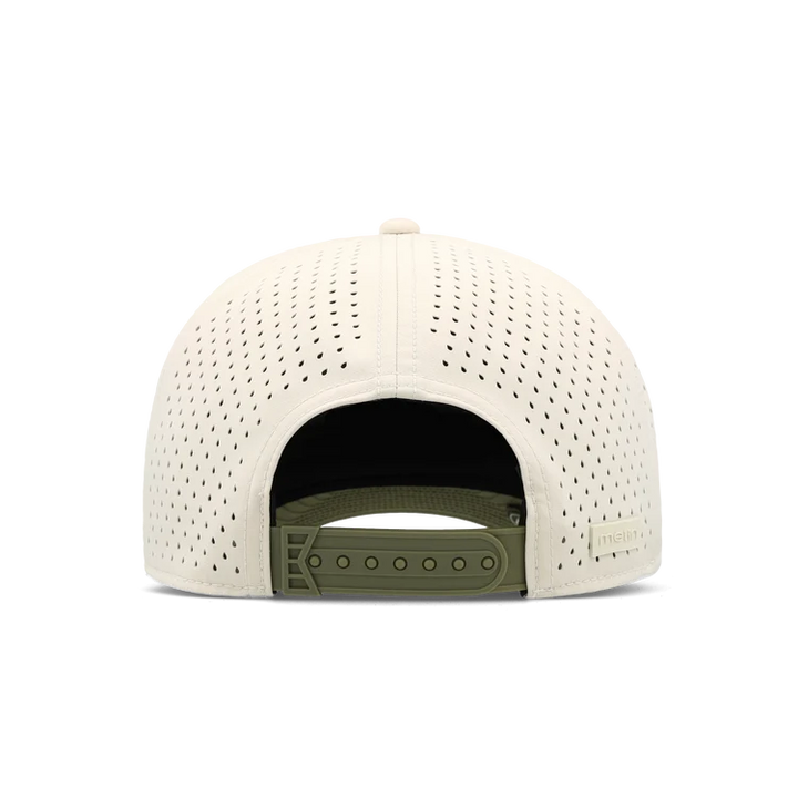 Melin Odysea Stacked Hydro Performance Hat - Moonbeam/Burnt Olive 3