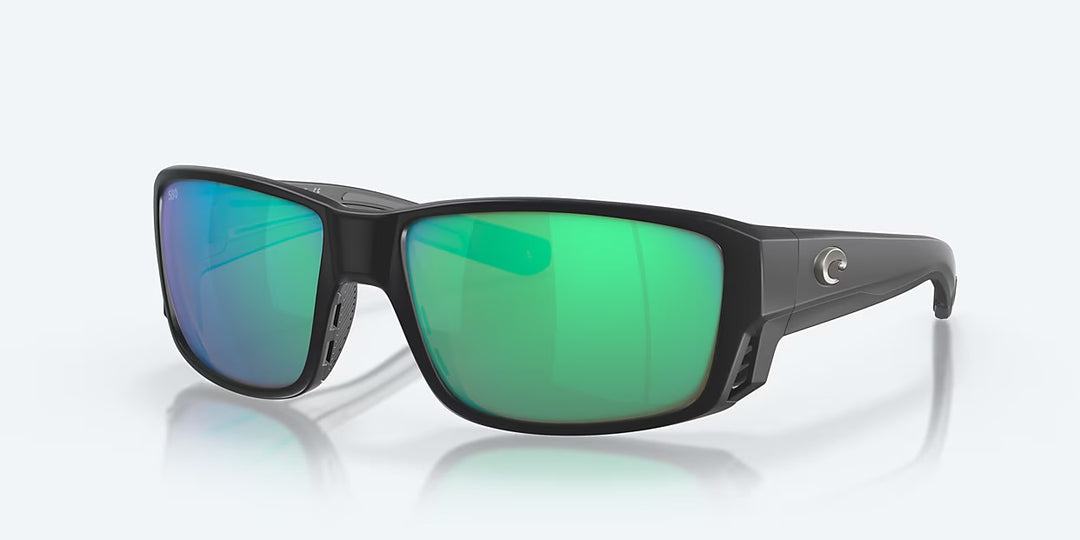 Costa Tuna Alley Pro 580G Sunglasses - Black/Green Mirror 