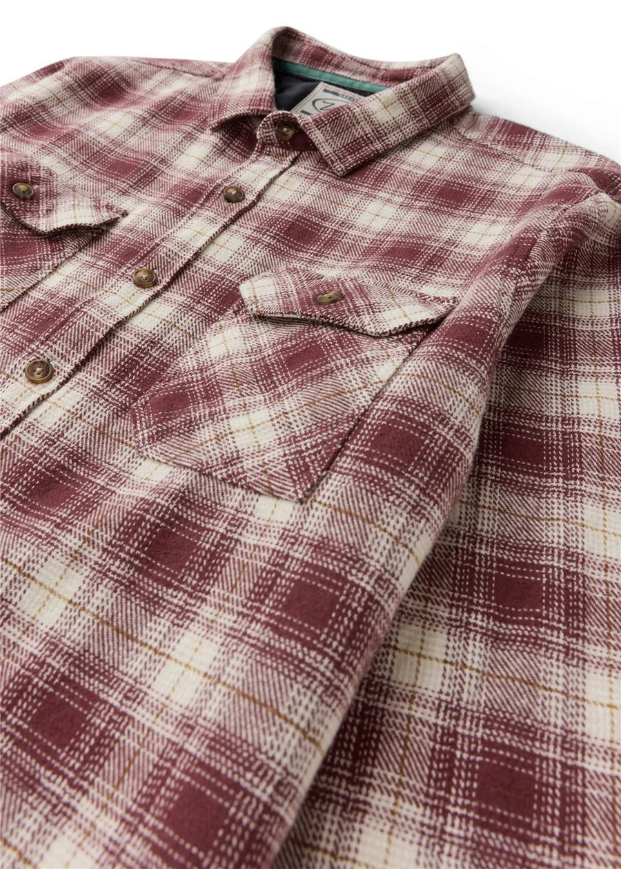Vissla Men’s Creators Heavy Days Eco Flannel - Brick 2