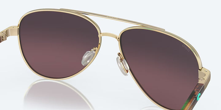 Costa Peli 580G Sunglasses - Brushed Gold/Rose Gradient 7
