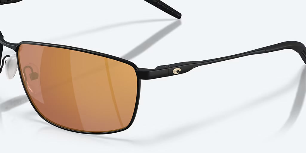 Costa Turret 580P Sunglasses - Satin Black Gold
