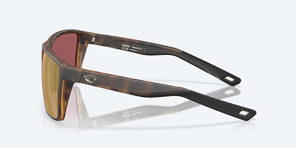 Costa Rincon II 580G Sunglasses - Matte Tortoise Gold Mirror 2