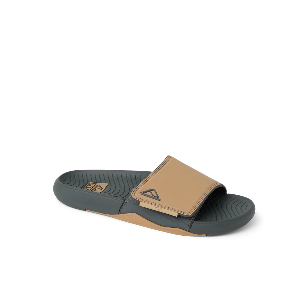 Reef Men’s Phantom Slab Sandals - Black/Tan 1