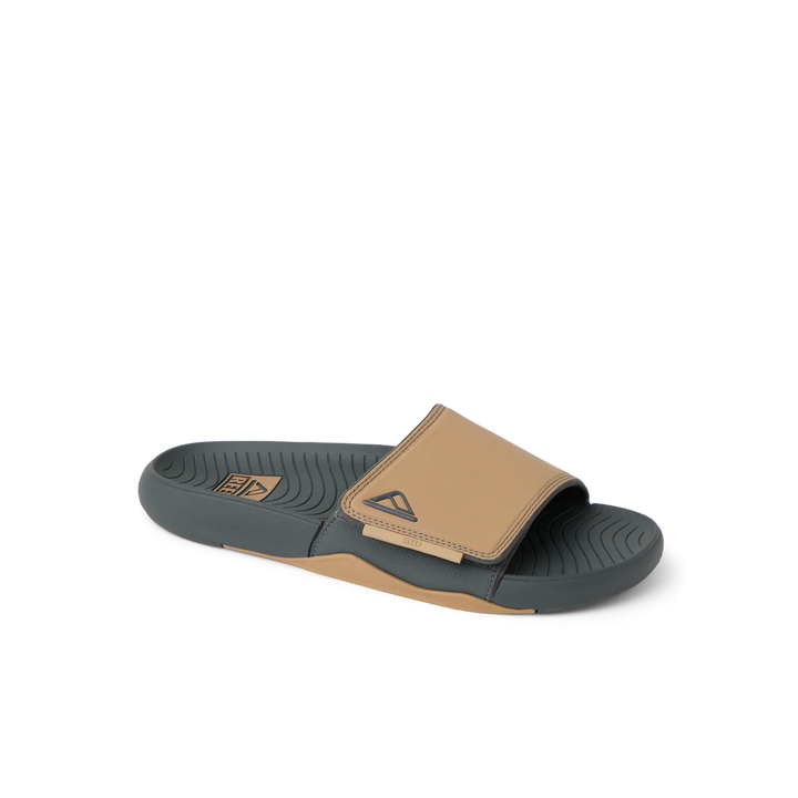 Reef Men’s Phantom Slab Sandals - Black/Tan 1