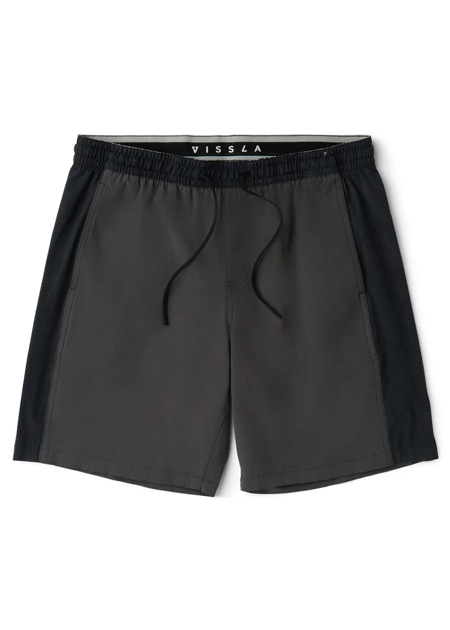 Vissla Men’s Full Court 19” Performance Walkshort - Grey 