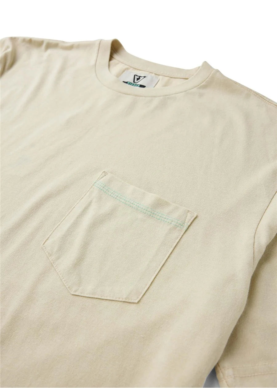 Vissla Men’s Solid Sets Cosmic Wash Pkt Tee- Dune 2