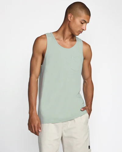 RVCA Men's PTC Pigment Tank - Blue Haze 