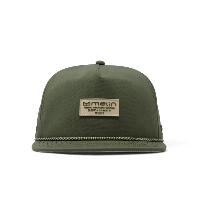 Melin Hydro Coronado Brick Snapback Hat - Canopy/Khaki 1