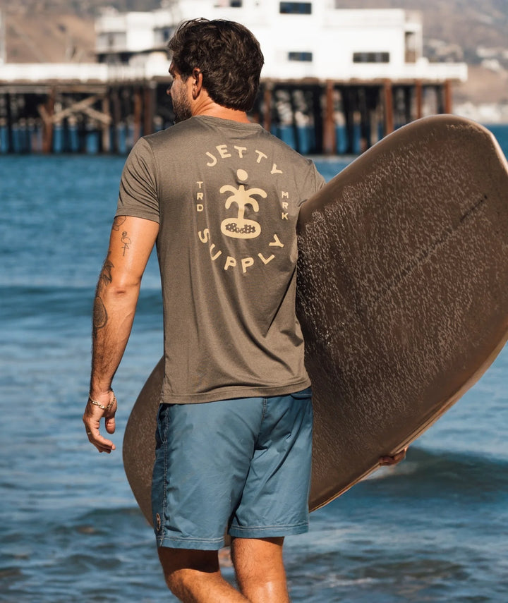Jetty Men’s Striker Graphic Tee - Olive 