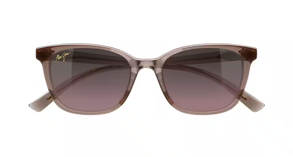 Maui Jim Kukaulani Polarized Sunglasses - Shiny Transparent Light Pinkish Brown/Maui Rose 1