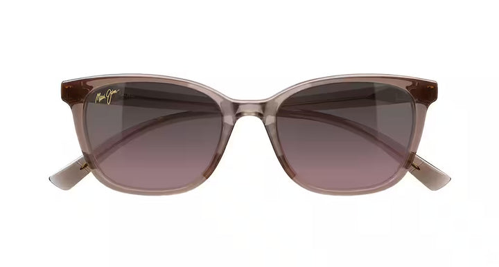 Maui Jim Kukaulani Polarized Sunglasses - Shiny Transparent Light Pinkish Brown/Maui Rose 1