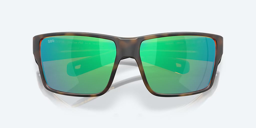 Costa Reefton Pro 580G Sunglasses - Matte Tortoise/Green Mirror 4