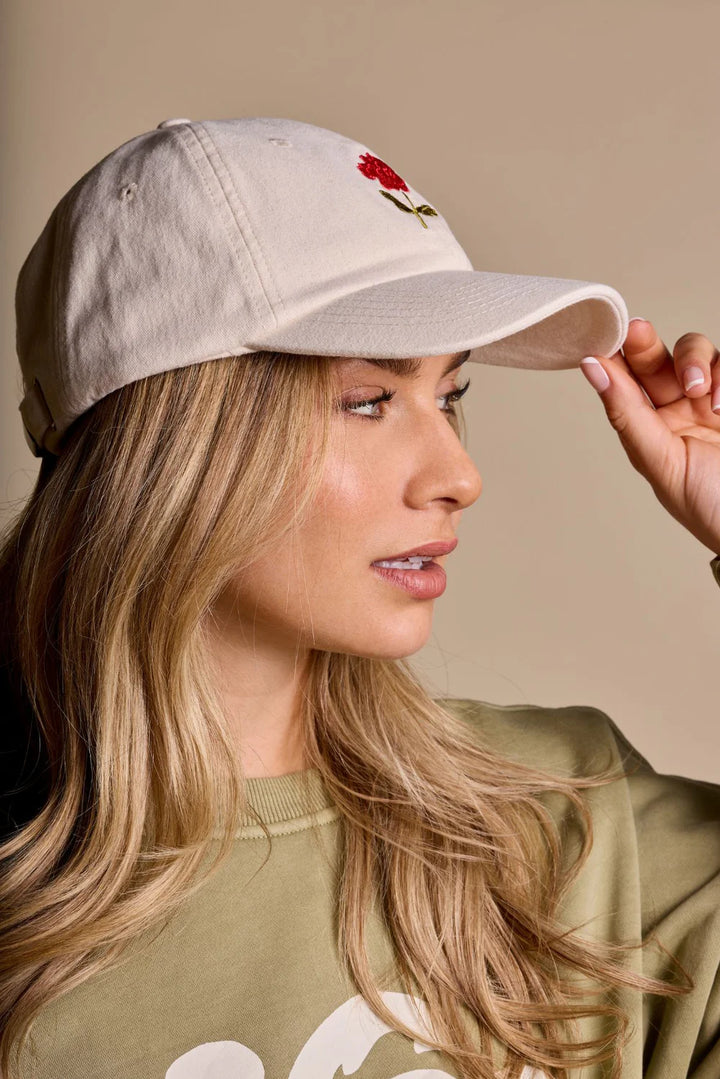 Rhythm Women’s Mila Floral Cap - Cream 7