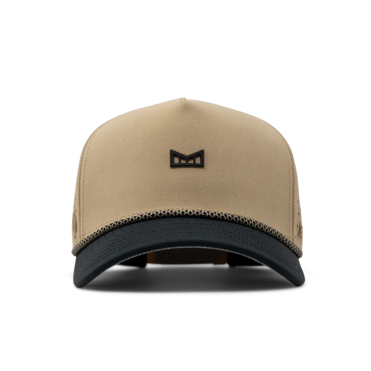 Melin Odysea Rope Bulls Icon Performance Hat - Dark Khaki/Black 1