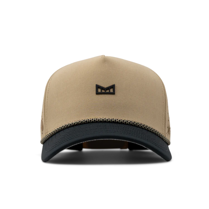 Melin Odysea Rope Bulls Icon Performance Hat - Dark Khaki/Black 1