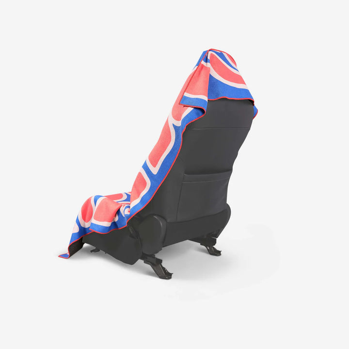 Nomadix Car Seat Cover Towel: Wild Flowers Stellar Blue Red 1