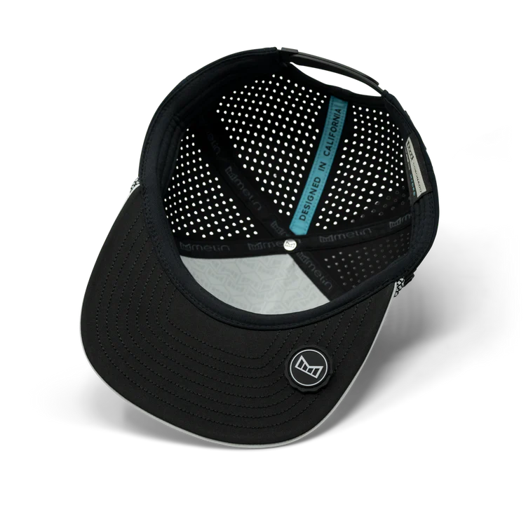 Melin Coronado Brick Hydro Snap Hat - Black/White 