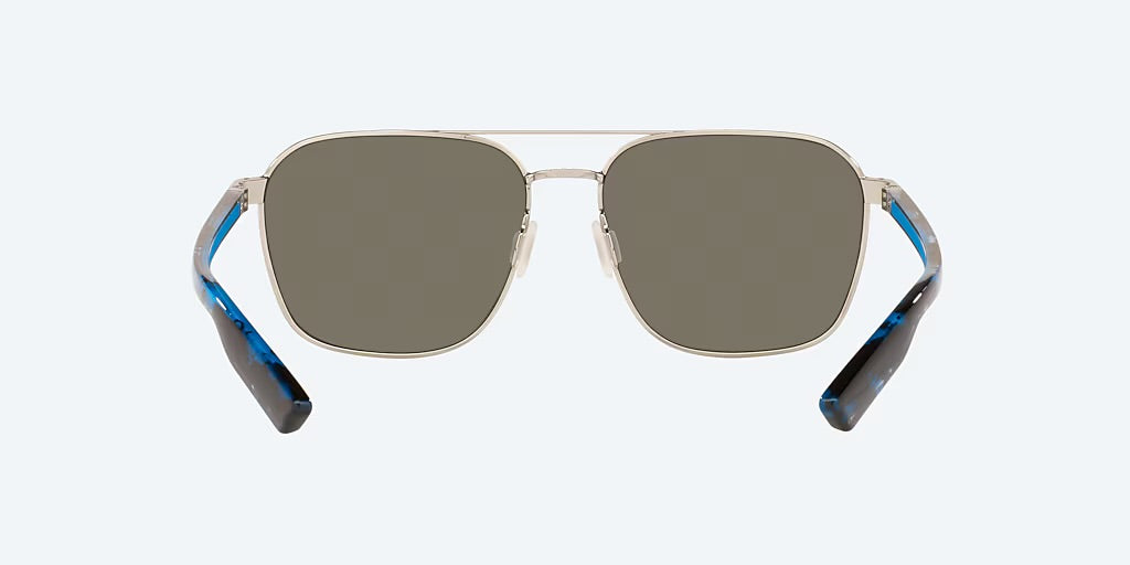 Costa Wader 580G Sunglasses - Brushed Silver/Blue Mirror 3