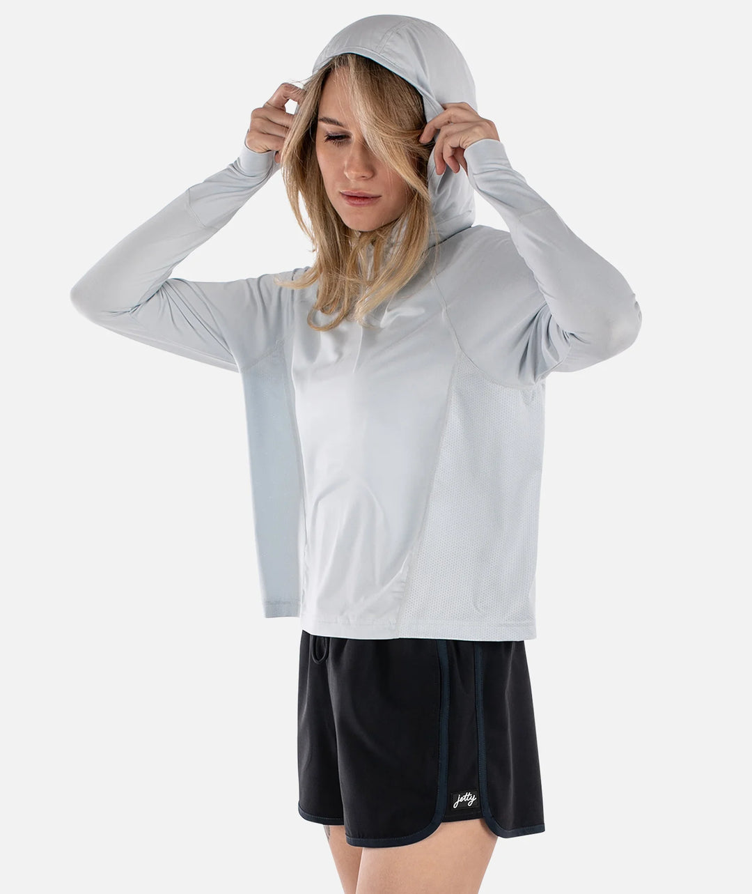 Jetty Women’s Sadie Performance UV Hoodie - Blue 2