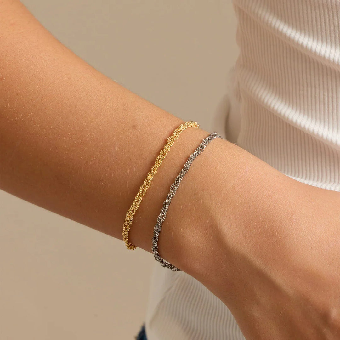 Pura Vida Layered Twist Chain Bracelet 1