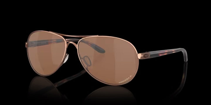 Oakley Feedback Rose Gold w Prizm Tungsten Sunglasses 1