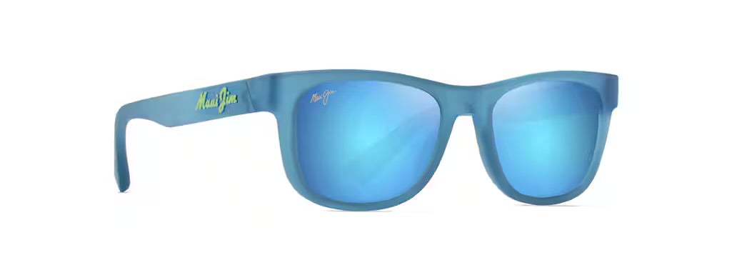Maui Jim Kaulike Polarized Sunglasses - Matte Transparent Blue/Blue Hawaii 