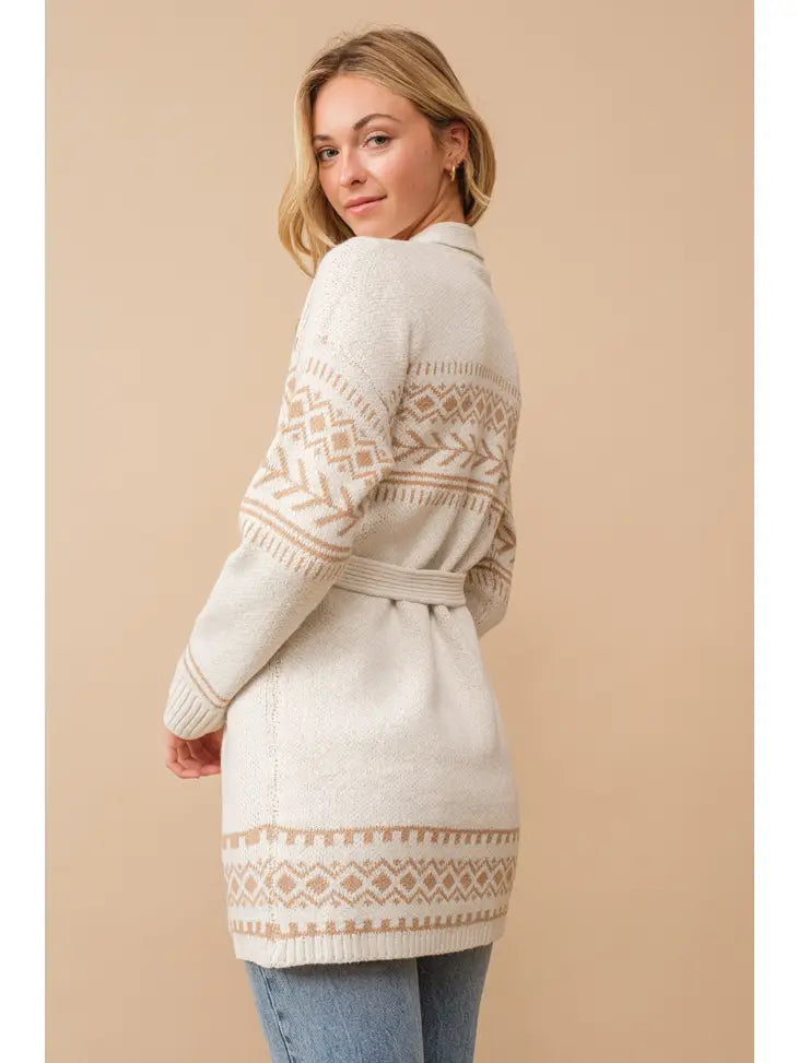 Tribal Print Sweater Shop Deals