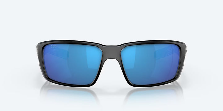 Costa Fantail Pro 580G Sunglasses - Matte Black/Blue Mirror 1