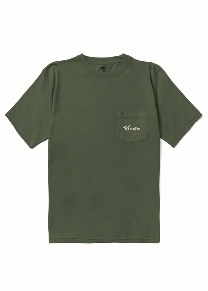 Vissla Men’s Caught Inside Premium Pkt Tee - Surplus 1