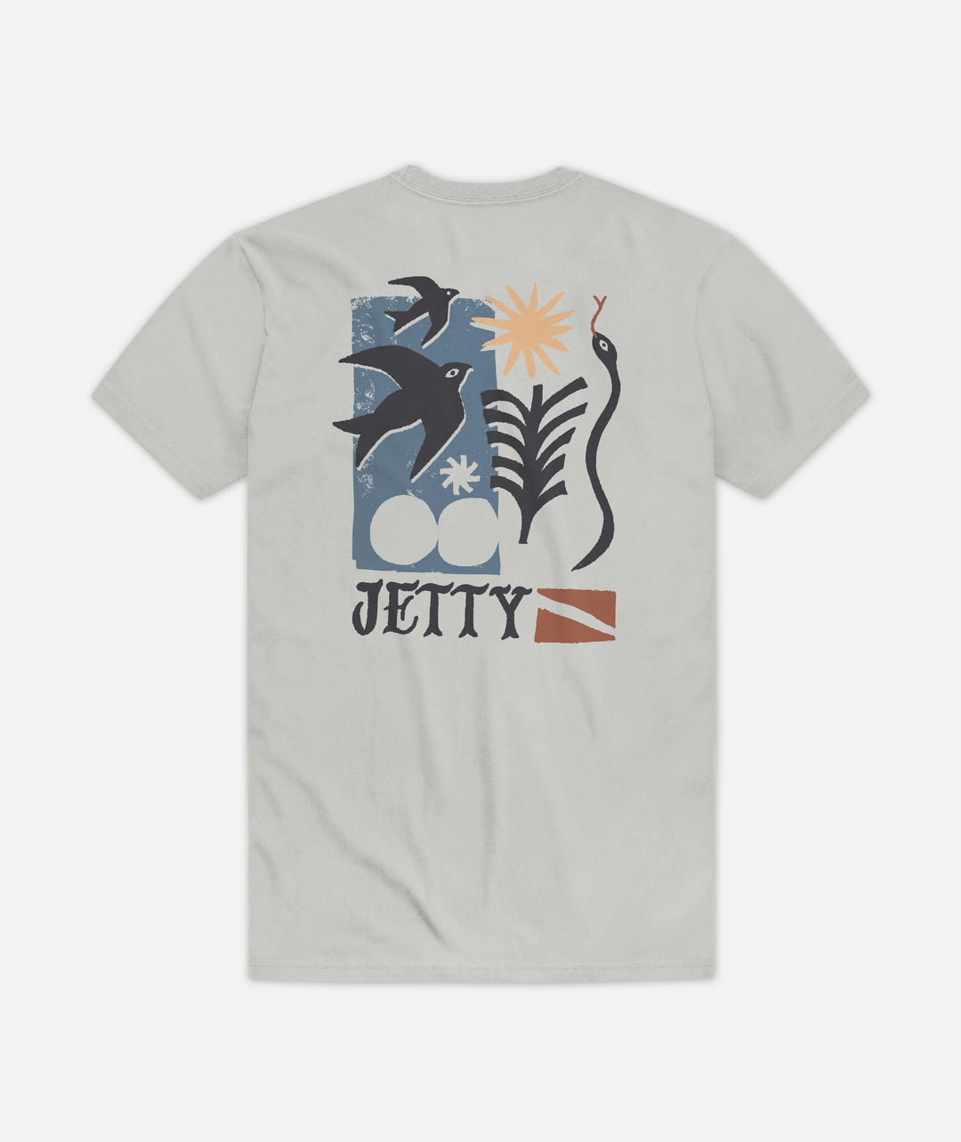 Jetty Men's Eastwing Tee - Cement 