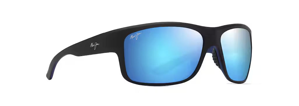 Maui Jim Southern Cross Polarized Sunglasses - Matte Black/Blue Hawaii 