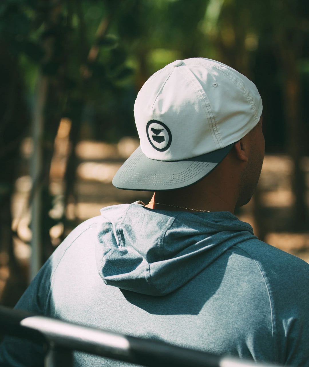 Jetty Stow Snapback Hat - White 2