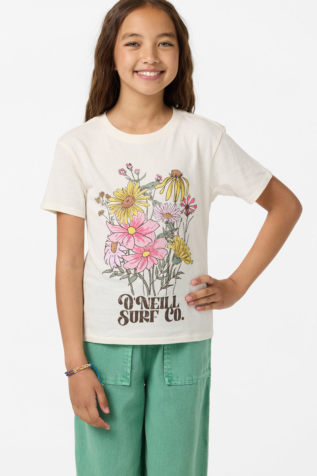 O'Neill Girls' Bouquet Angie Tee - Tofu