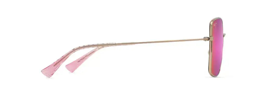 Maui Jim Lipine Polarized Sunglasses - Shiny Rose Gold/Maui Rose 1