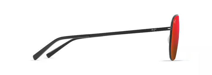 Maui Jim Shark’s Cove Polarized Sunglasses - Matte Black/Hawaii Lava 2