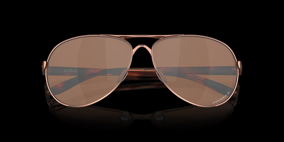 Oakley Feedback Rose Gold w Prizm Tungsten Sunglasses 4