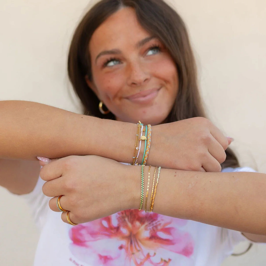 Pura Vida Ombré Knot Layered Bracelet - Neutral 2