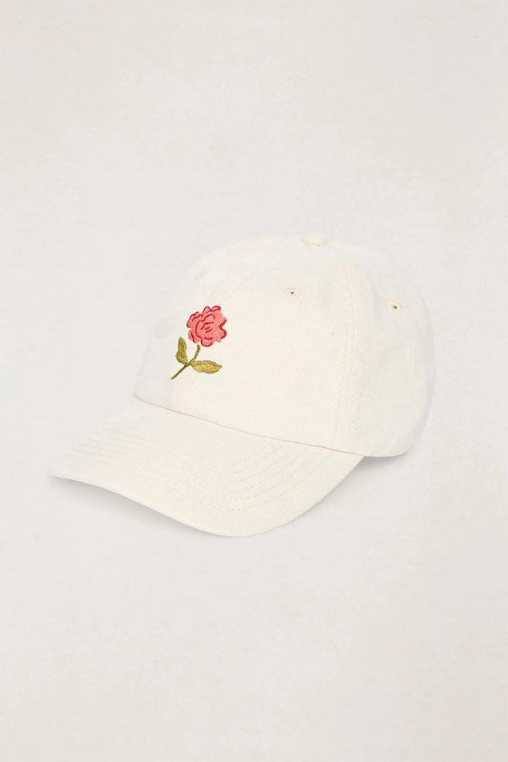 Rhythm Women’s Mila Floral Cap - Cream 1